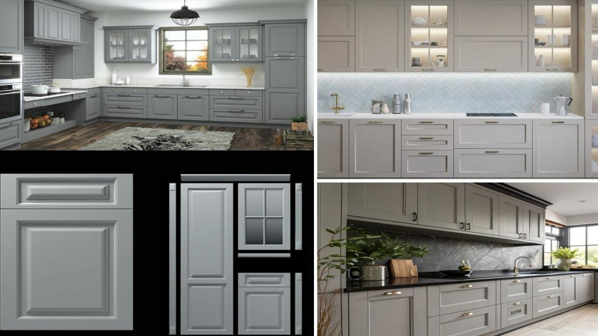 عکس شاخص سه تصویر کابینت نئوکلاسیک ممبران طوسی، کابینت نئوکلاسیک کرم و پز