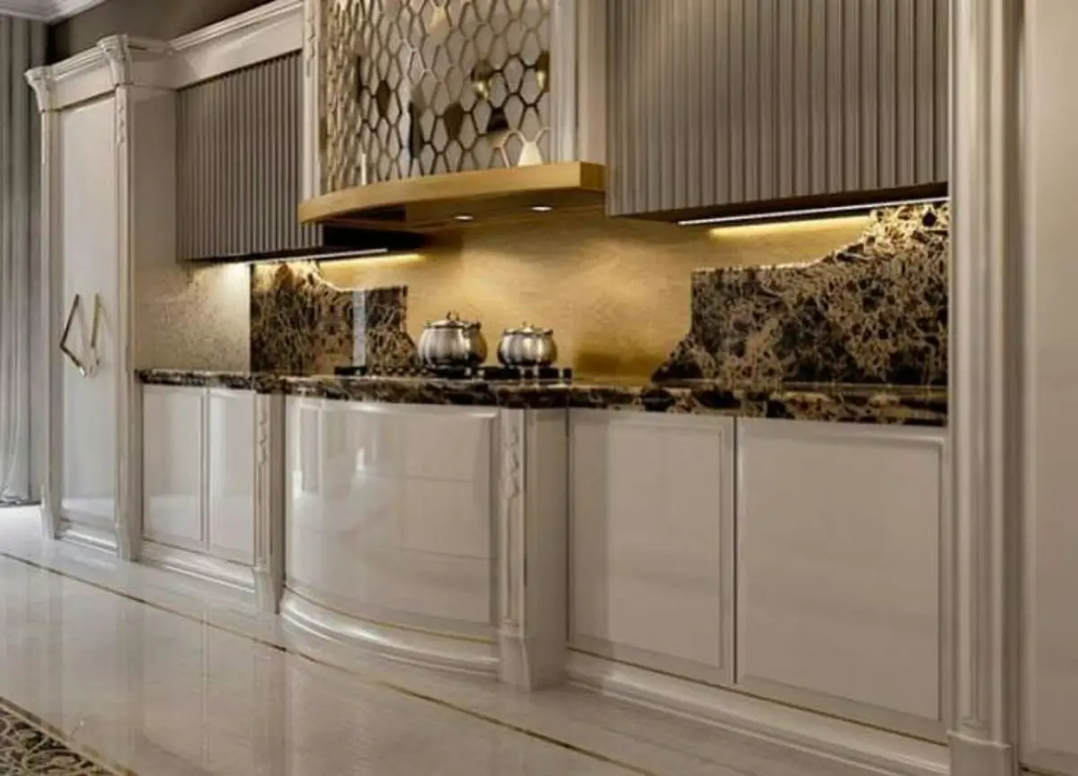 کابینت نئوکلاسیک سفید