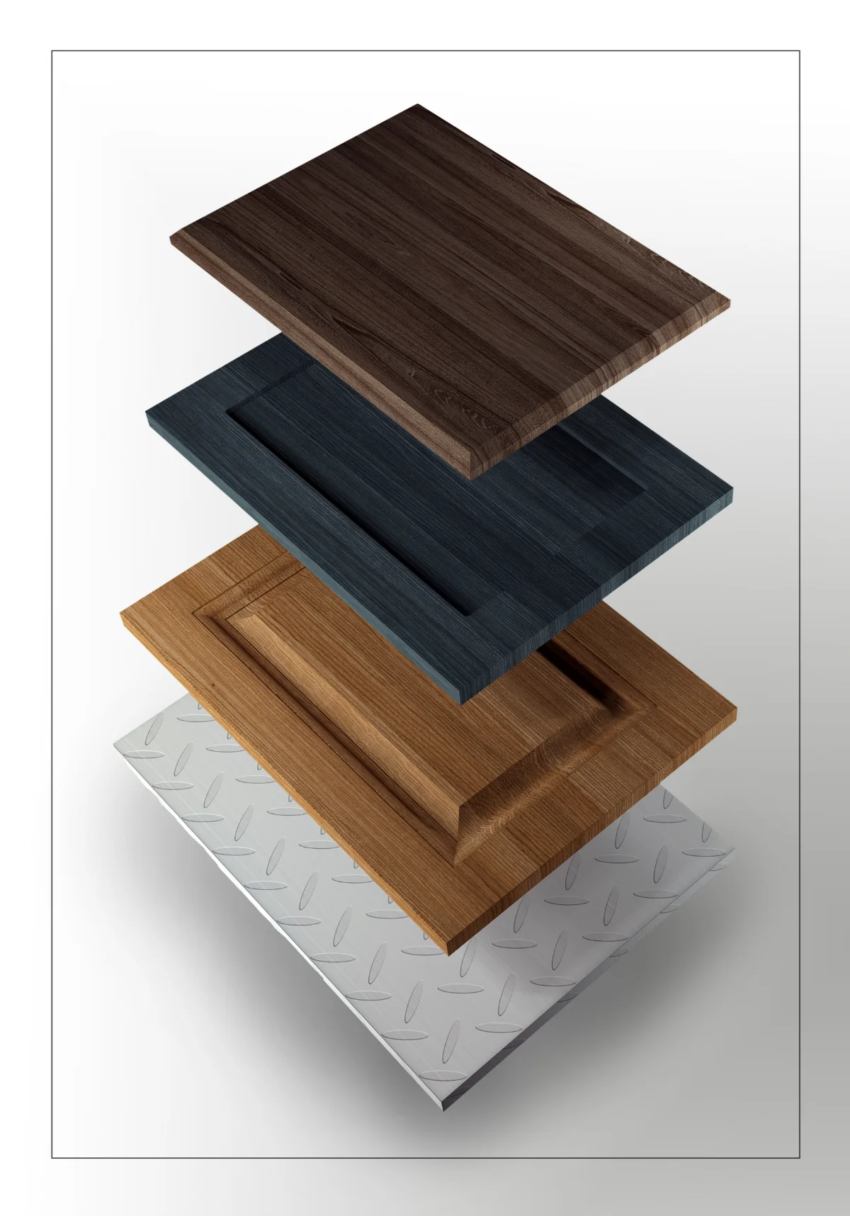 انواع روکش وکیوم در طرح ها و رنگ های مختلف