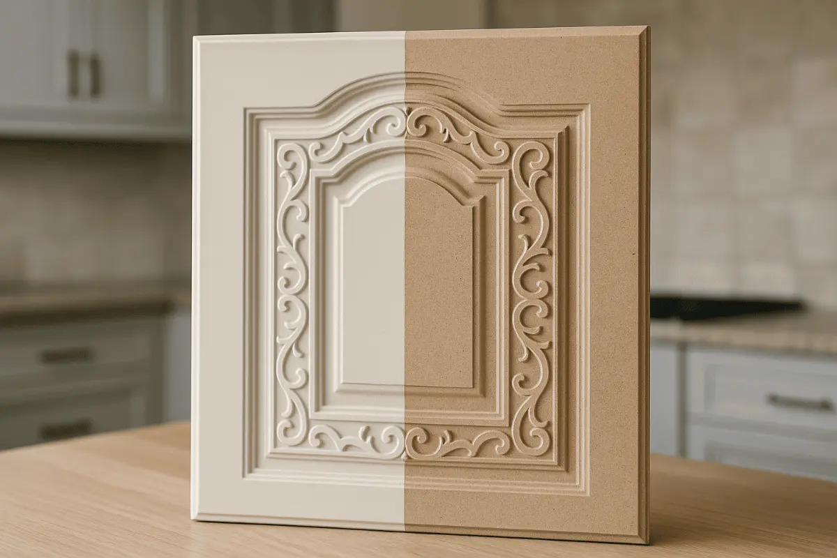 درب کابینت ممبران به رنگ های قهوه ایی و کرم